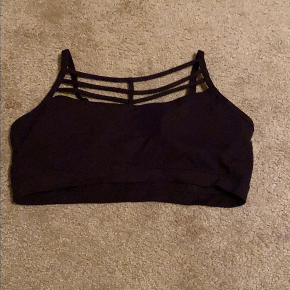 Cage sports bra